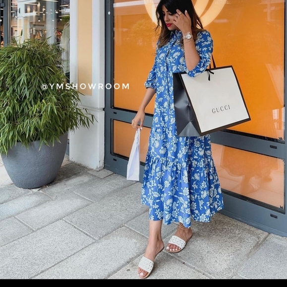 🔥Last 2🔥ZARA Floral midi dress - Picture 2 of 4